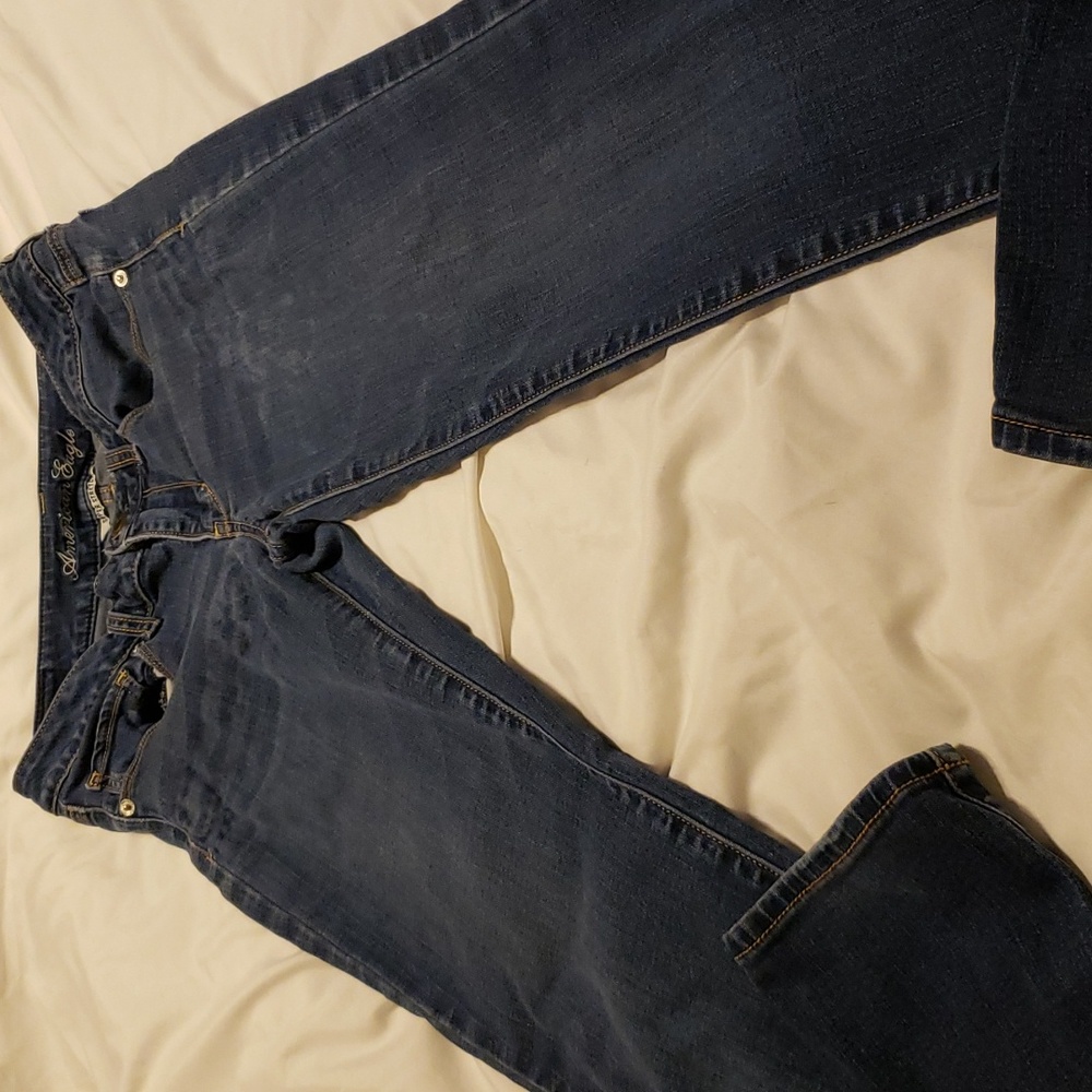 American eagle suze 6 long skinny jeanes